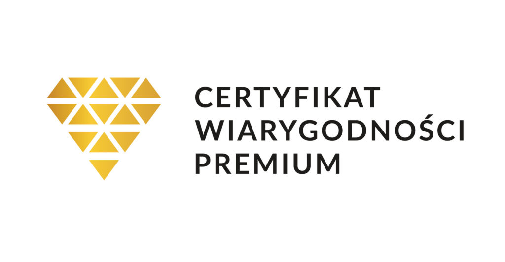 certyfikat_wiarygodnosci_premium dla AIF Kancelaria