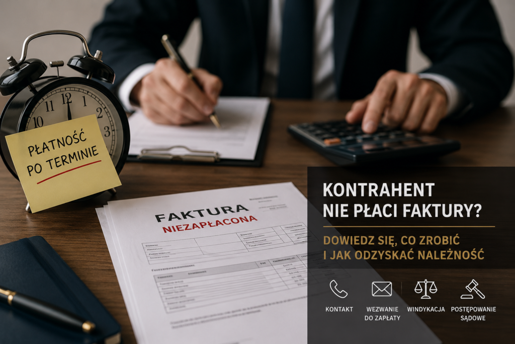 Kontrahent nie płaci faktury — co zrobić i jak odzyskać pieniądze?